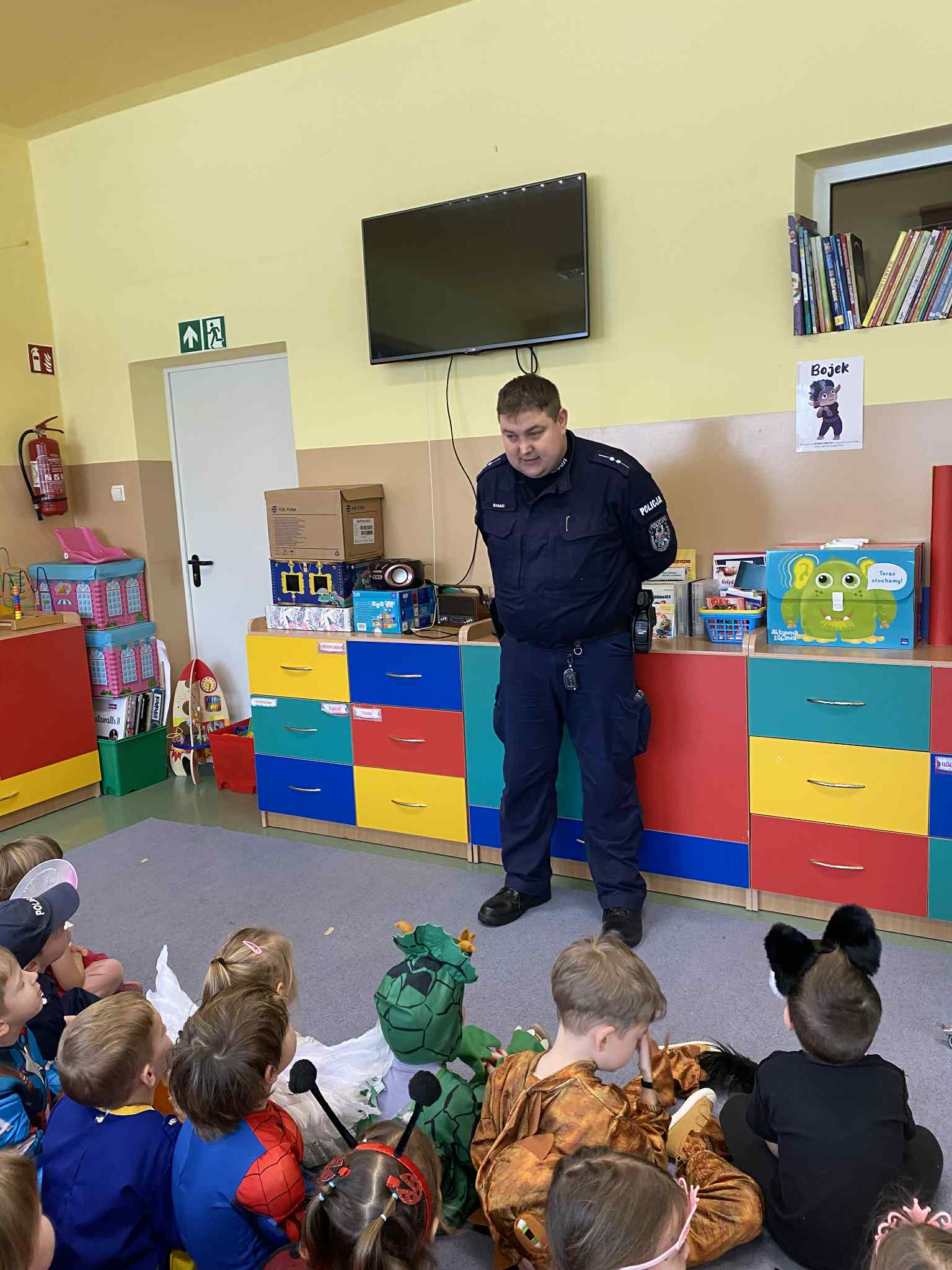 Spotkanie z policjantem – „Bezpieczne ferie zimowe”